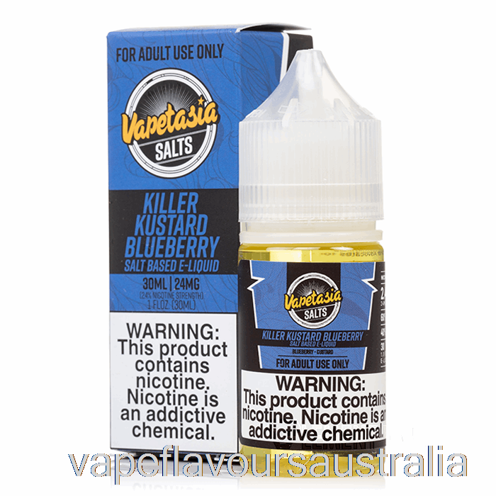 Vape Australia Killer Kustard Blueberry - Vapetasia Salts - 30mL 24mg